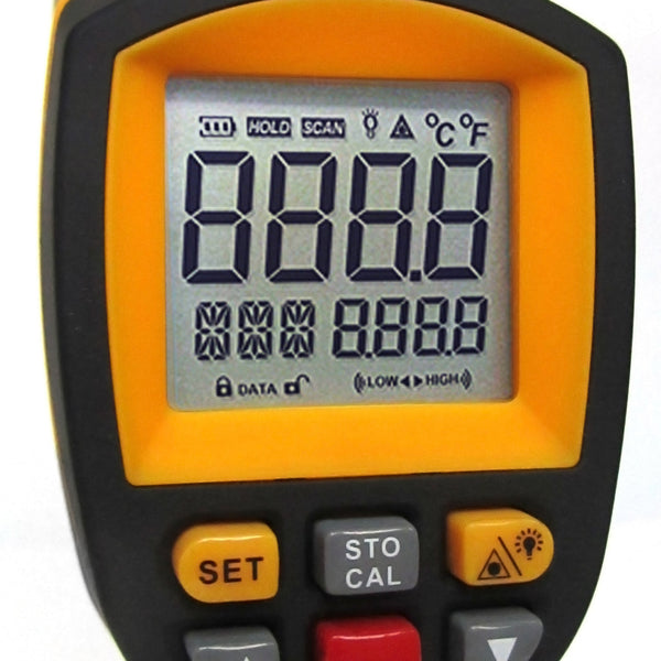 IR-G1650 Digital 50:1 Pro IR Thermometer 1650°C 3002°F Adjustable