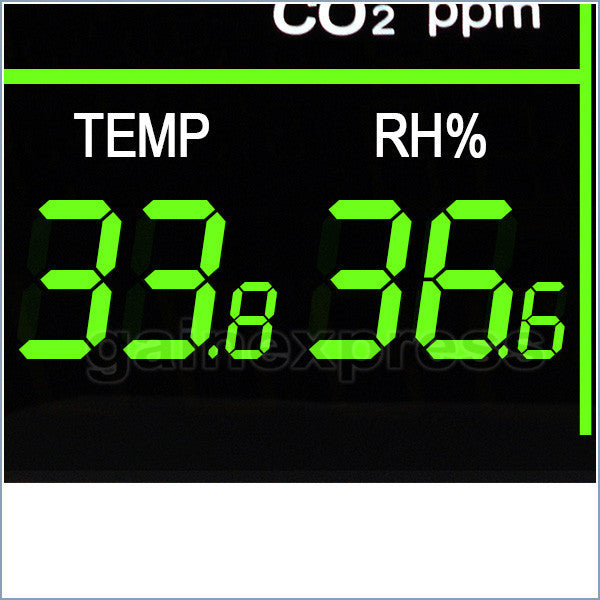 M0198158 Wallmount Smart LED Display VOC Carbon Dioxide (CO2) Temperature RH Monitor Made in Taiwan