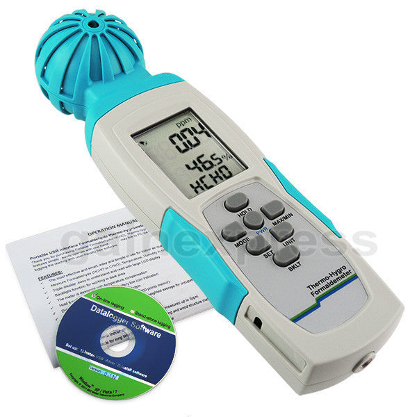 M0198171 Digital USB Interface Formaldehyde HCHO Thermo-hygrometer Meter Made in Taiwan