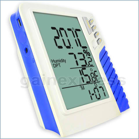 M0198585 Wallmount / Desktop Temperature Humidity RH Datalogger Monitor