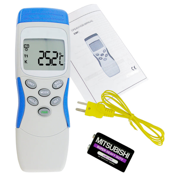 M0198837 Digital Thermocouple Thermometer Meter Single K-Type Input