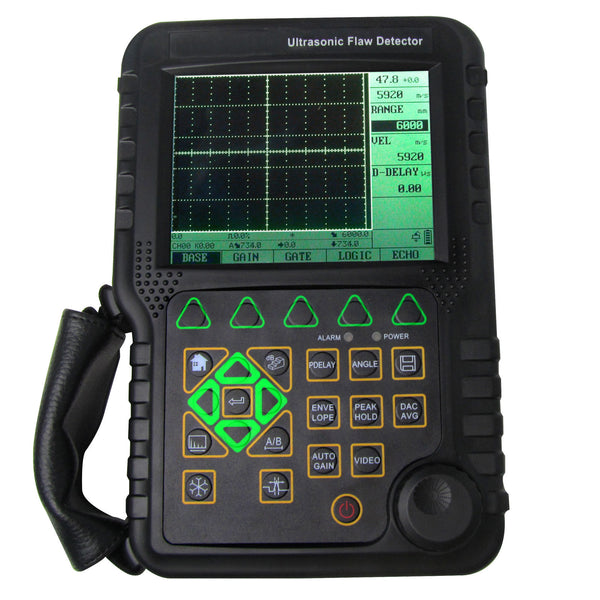 MFD350B 0-6000mm Mitech Digital Ultrasonic Flaw Detector Defectoscope DAC AVR