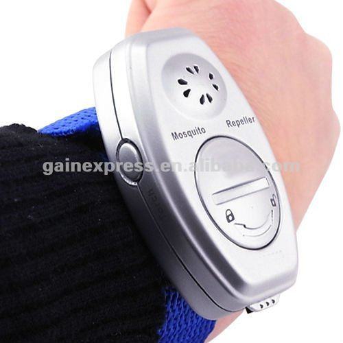 MR-011 Watch-type Ultrasonic Electronic Anti Mosquito Killer Repeller Repellent Control