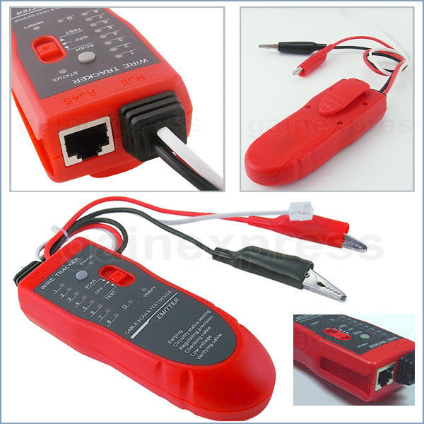 N03NF-806R Network LAN or Telephone Cable Wire Tracker Open Circuit Tester