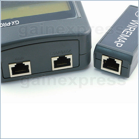 N03NF8108-M Network LAN Coaxial Wire Length Tester w/ 8 Remote Identifier