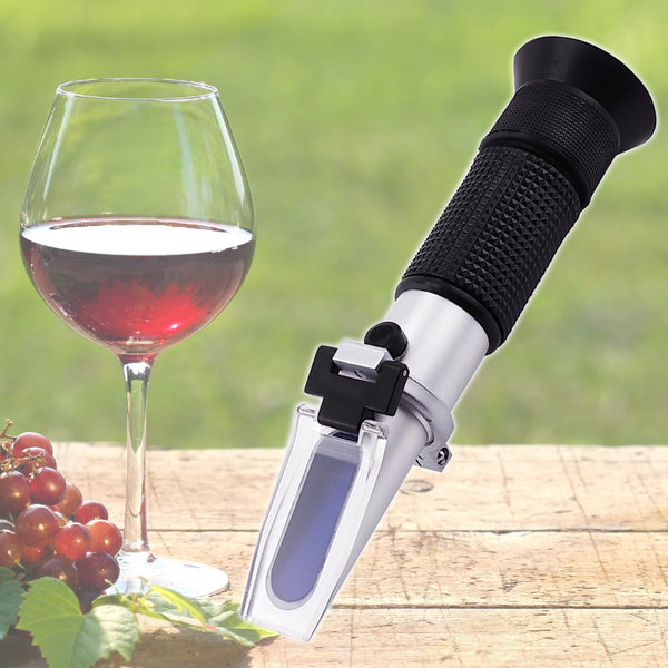 RHB-32ATC Brix Refractometer with ATC, 0-32% Brix in 0.2% division, for brandy, beer, fruits, Cutting Liquid, CNC, Vegetables, Juices, Soft Drinks