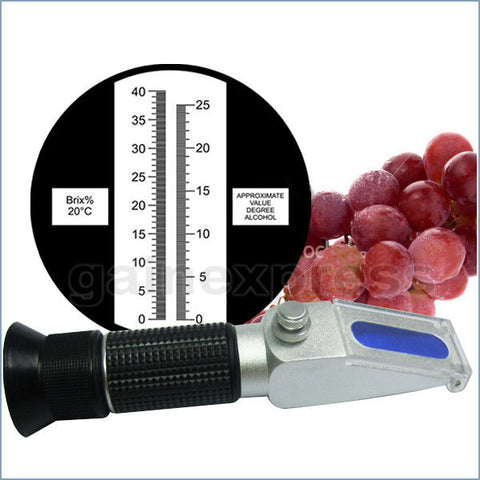 RHWN-25ATCBr 0-25% ATC New Alcohol Refractometer (0-25%VOL, 0-40%Brix)