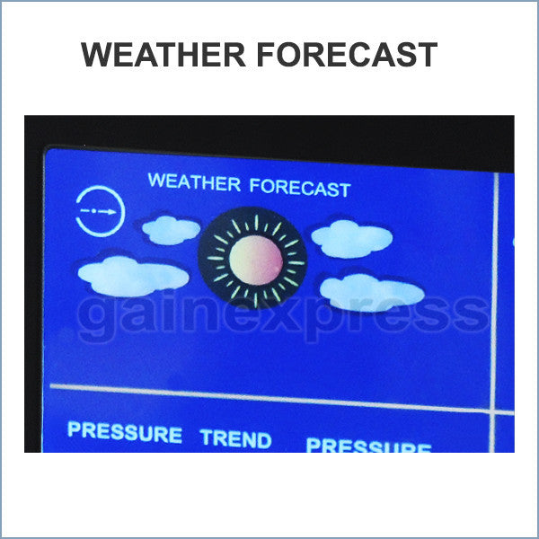 S08S620PV_1S Indoor/Outdoor Wireless Weather Station Temperature Humidity RH Air Pressure RCC DCF with Bar Chart 110V / 220V