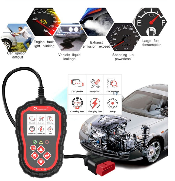 T41 OBDII Car Code Reader Scanner Automotive Diagnostic Vehicle Car Tool