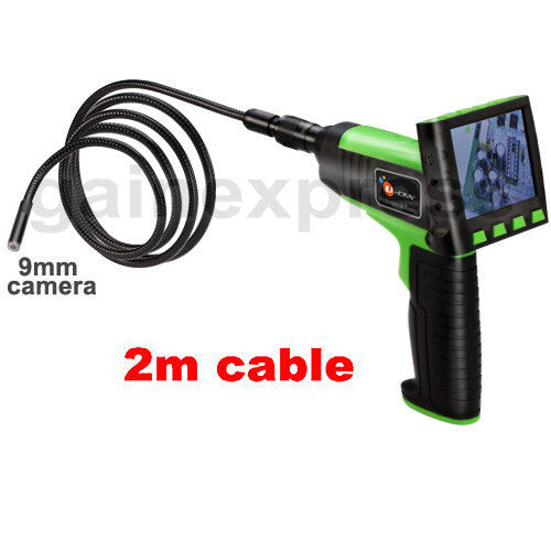 VID-12_2M Wireless 3.5" LCD Inspection Camera Endoscope Borescope + 2 Meter Cable