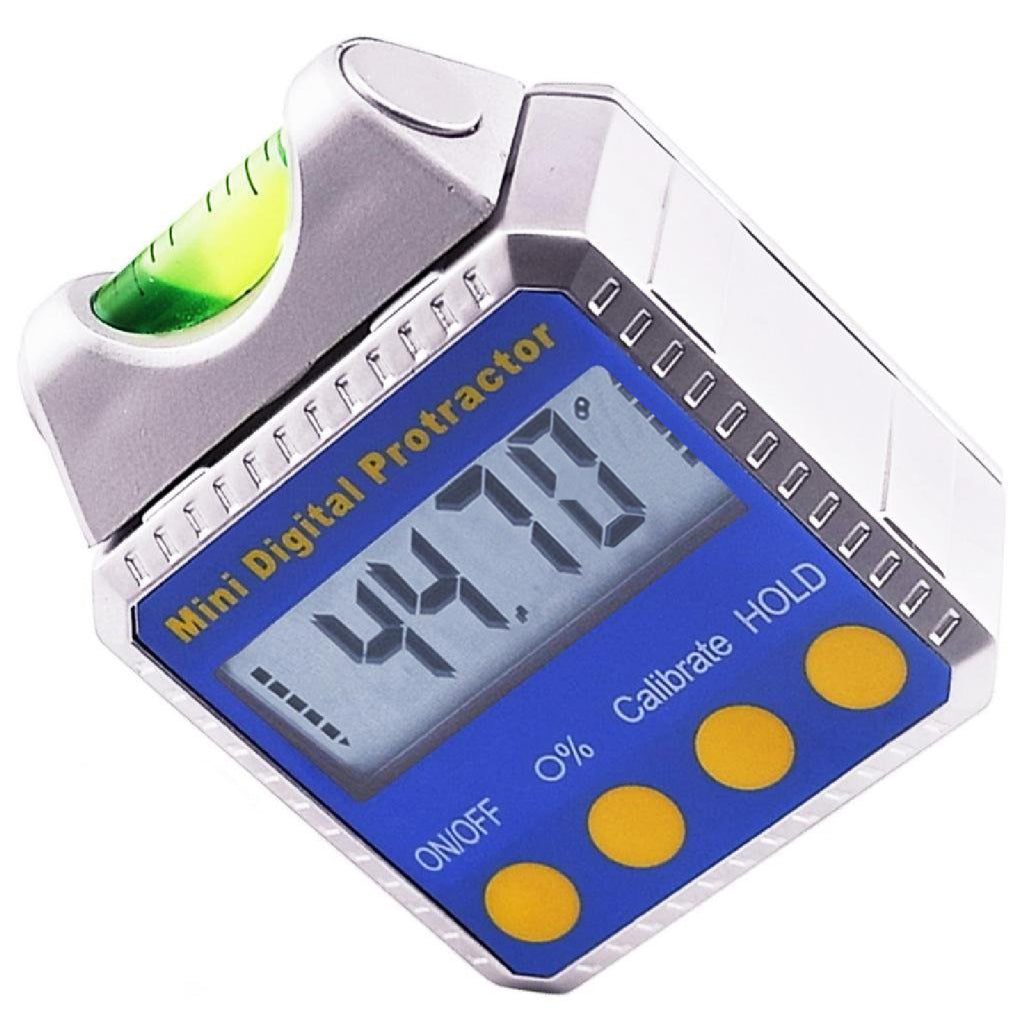 810-100SS Level Bevel Box Digital Angle Finder Gauge Spirit Level/Bubble with Magnets, Inclinometer, Mini Protractor with Absolute, Relative & Always Upright Readings