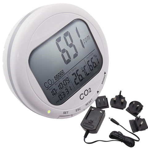 CO87 Desktop Indoor Air Quality Monitor Temperature Humidity RH CO2