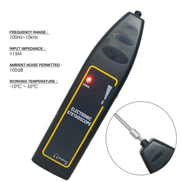 E04-010 Electronic Stethoscope Car Truck Automotive Noise Sensor Finder