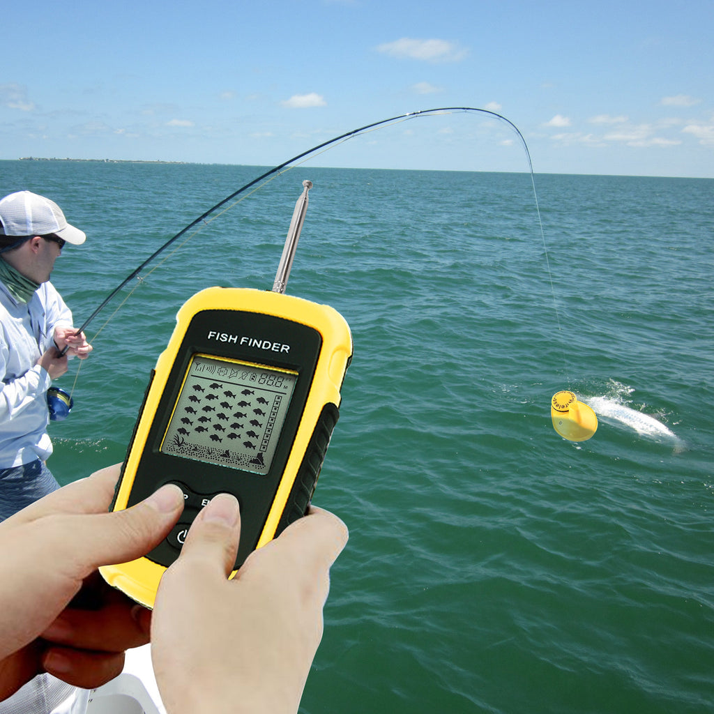 FFW-1108-1 LUCKY Dot Matrix Wireless Sonar Sensor Fish Finder with