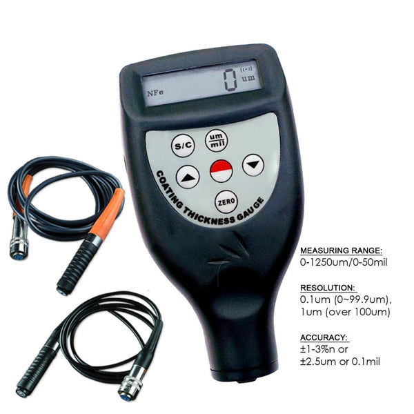 CM-8826FN Paint Coating Thickness Meter Gauge with F & NF Probes