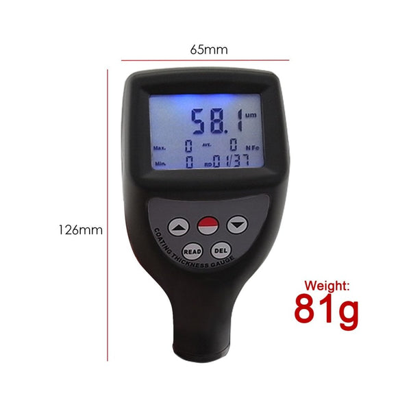 CM-8855FN Paint Coating Thickness Gauge F/NF Probes Big LCD