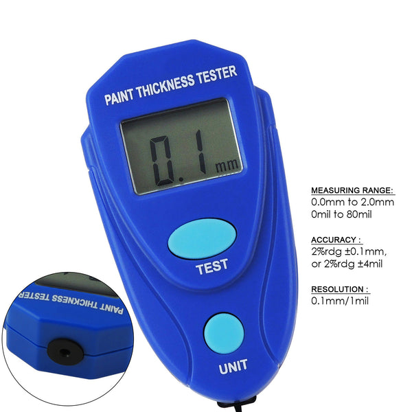 E04-025 Digital Coating Thickness Gauge Car Painting Thickness Tester