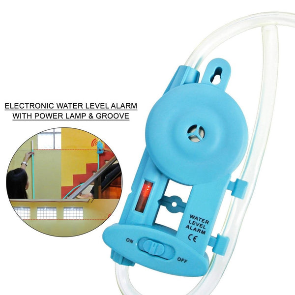 E04-021 Electronic Water Level Alarm w/ Power Lamp & Groove