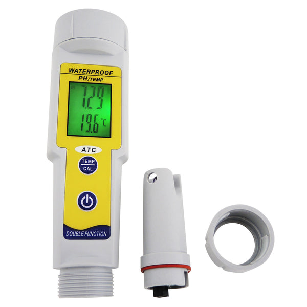 PH-002 Waterproof pH Meter with Auto Buffer Recognition °C °F & Replaceable Electrode