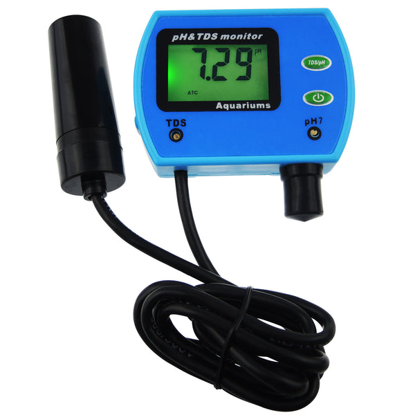 PHM-003 2-in-1 pH TDS Water Quality Tester Replaceable pH Electrode Aquarium Pool Hydroponic Tool