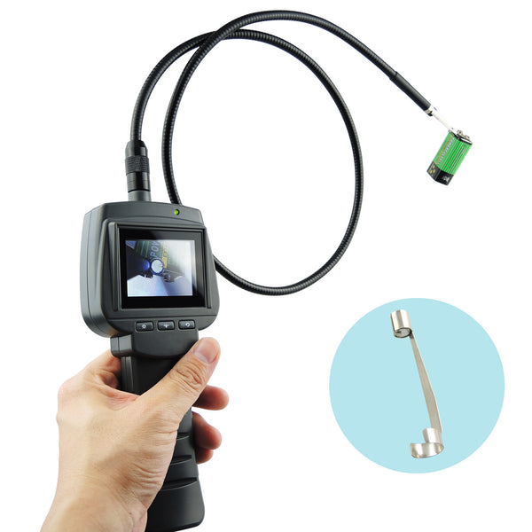 VID-71_9_1M Industrial 2.4 HD Endoscope 9mm Camera Snake Scope  IP67 Inspection Borescope Pipe 4 LED