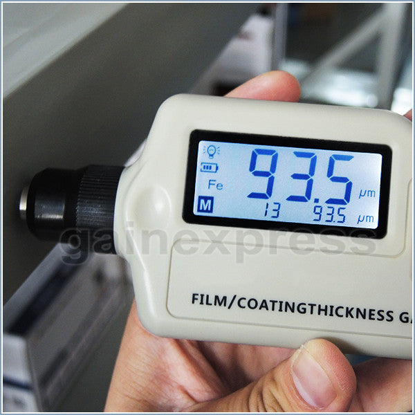 T05-001 Non-Destructive Digital Film / Coating Thickness Gauge Meter 1800um Magnetic Induction
