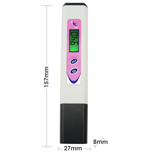 PH-001 Pen-type PH Meter Digital Monitor Hydroponics Aquarium Pool Wine Urine Water Quality Tester