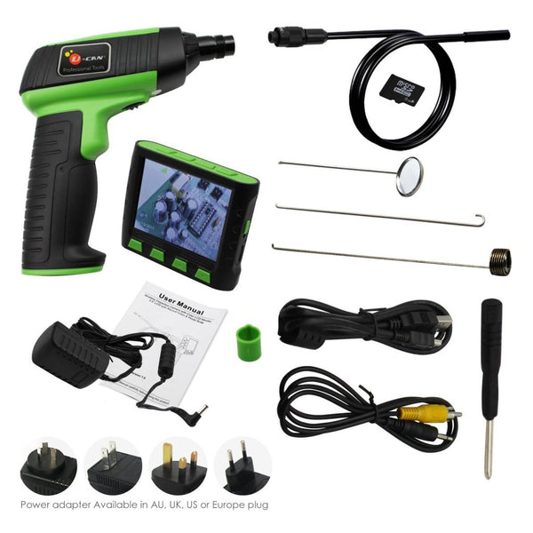 VID-12_1M Wireless 3.5" LCD Inspection Camera Endoscope Borescope + 1 Meter Cable
