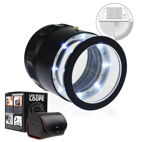 30x Magnificaton Loupe 20.5mm Gem Magnifier Triplet Lens Optical Tool –  Gain Express Wholesale Deals