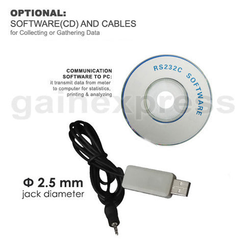 CDC-S USB Cable RS232CD Software with 2.5mm Diameter Jack