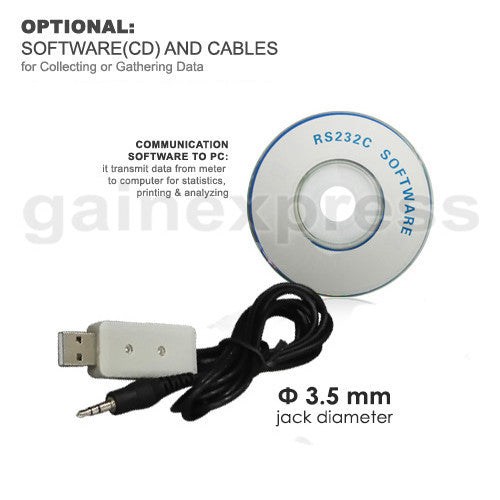 CDC-B USB Cable RS232 CD Software with 3.5mm Diameter Jack