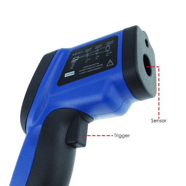 THE-35 Instrument Infrared Thermometer Instant-read Measuring Range -50~950°C (-58~1742°F), Industrial Chemicals Machinery Cooking Household Used